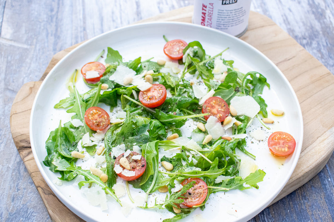 Rucolo-Salat mit Tomaten: Ein frischer Genuss