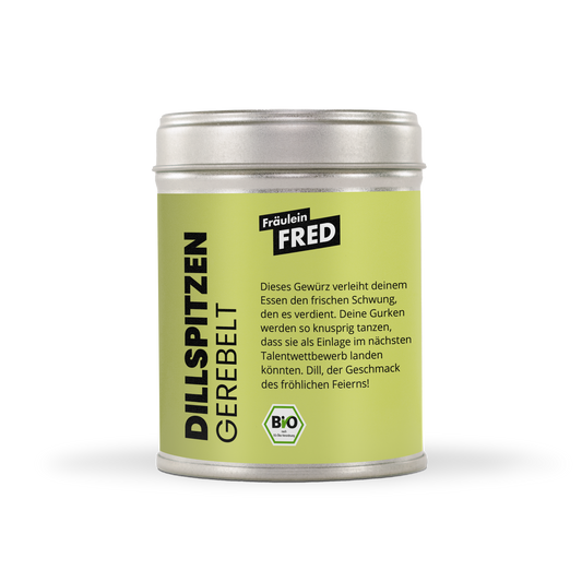 Dillspitzen gerebelt 30 g Blechdose