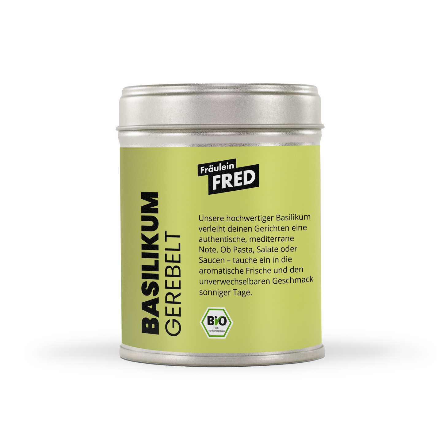 Basilikum gerebelt 30 g Blechdose