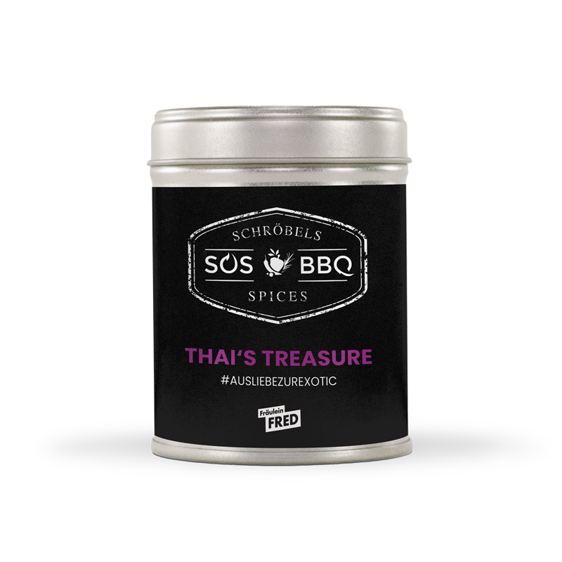 SOS BBQ Thai's Treasure Bio-Gewürzmischung in der 110-g-Blechdose