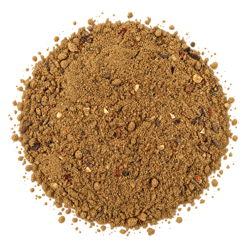 Garam Masala – fein gemahlene goldbraune Mischung mit Chili und Kardamom