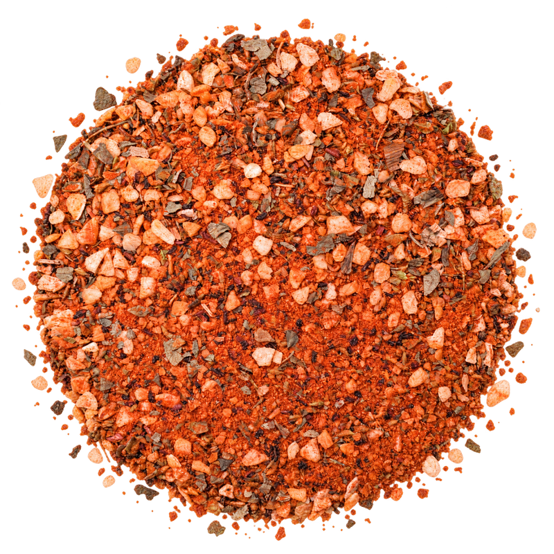 Hot Chili BBQ Rub – grober roter Rub mit Chili, Paprika und Salz