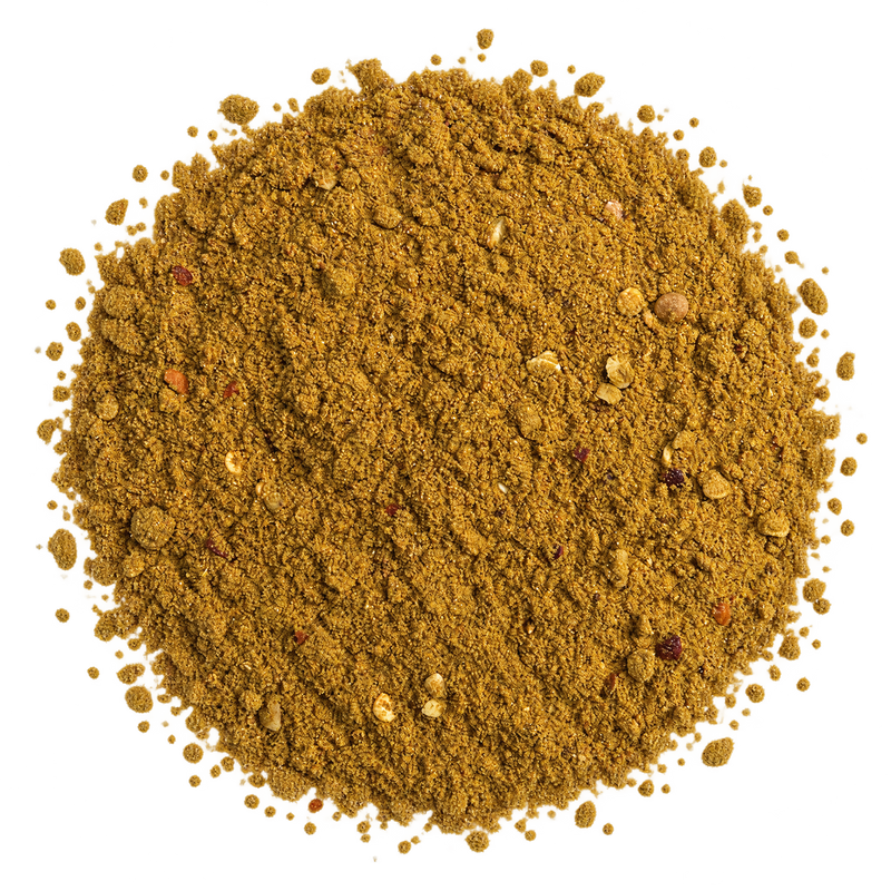 Ras el Hanout – fein gemahlene, ockergelbe orientalische Gewürzmischung