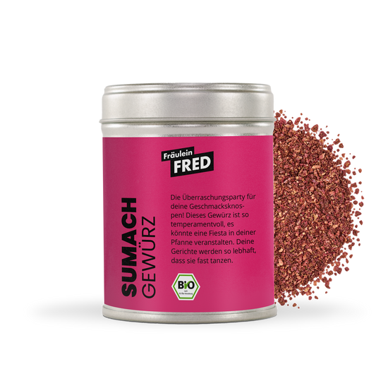 Sumach Bio – Dose mit gemahlenem rotem Sumach