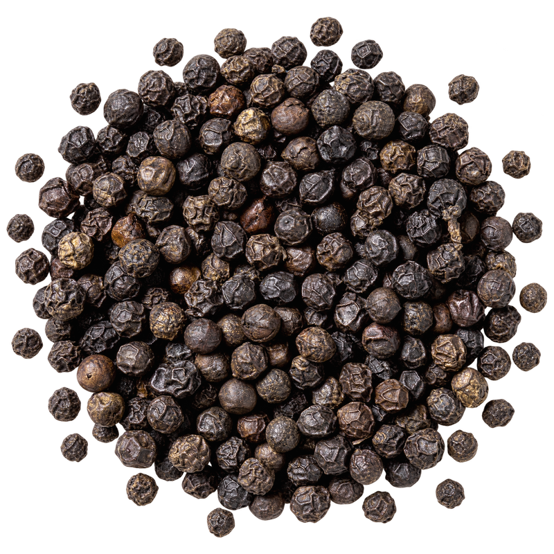 Tellicherry Pfeffer – große, ganze schwarze Pfefferkörner