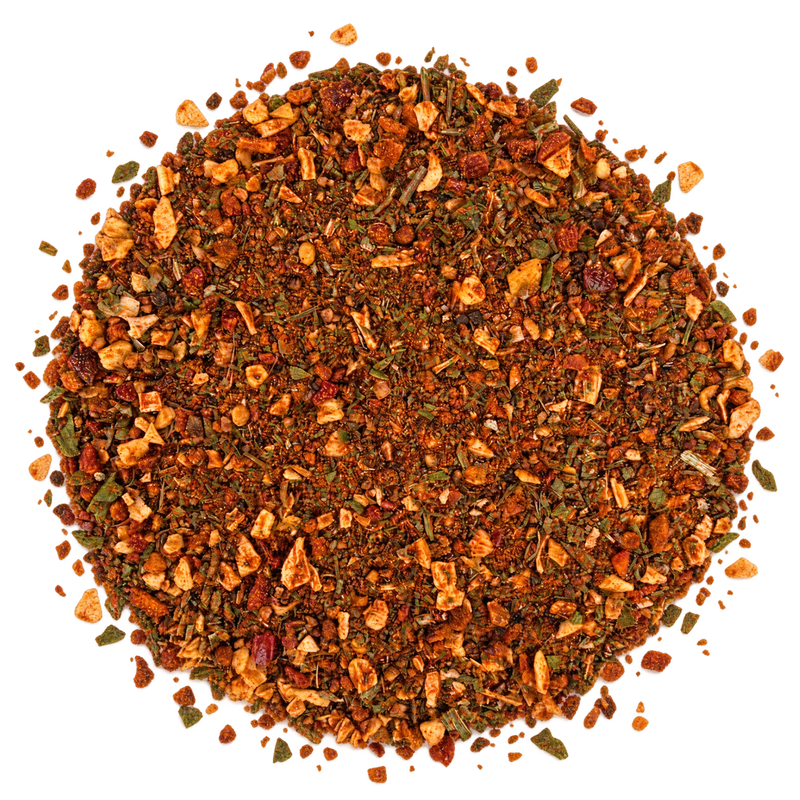 Wildfleisch Gewürz – grobe rotbraune Mischung mit Paprika, Pfeffer, Knoblauch, Zwiebel und Kräutern